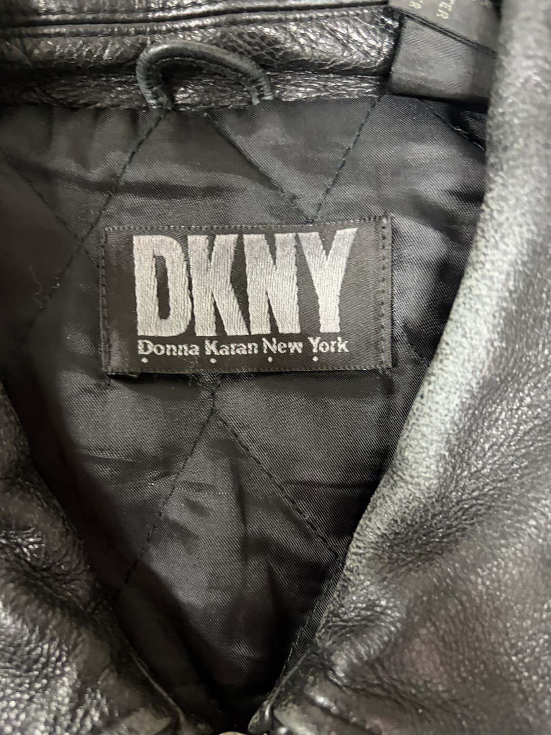 Dkny 싱글 레더 자켓  상품이미지3