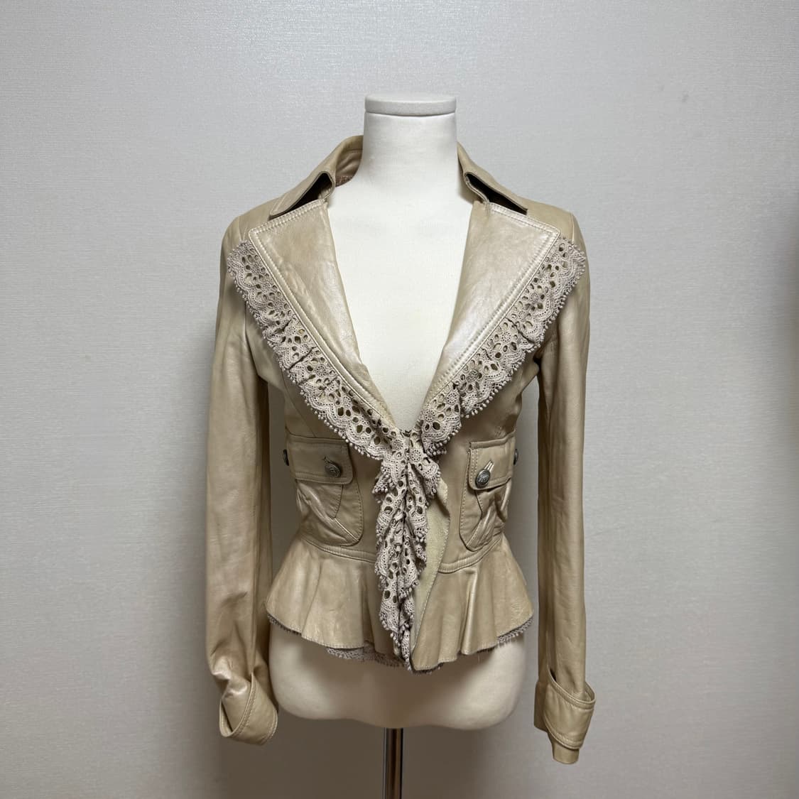 빈티지 오리엔탈 가죽 자켓 상품이미지1