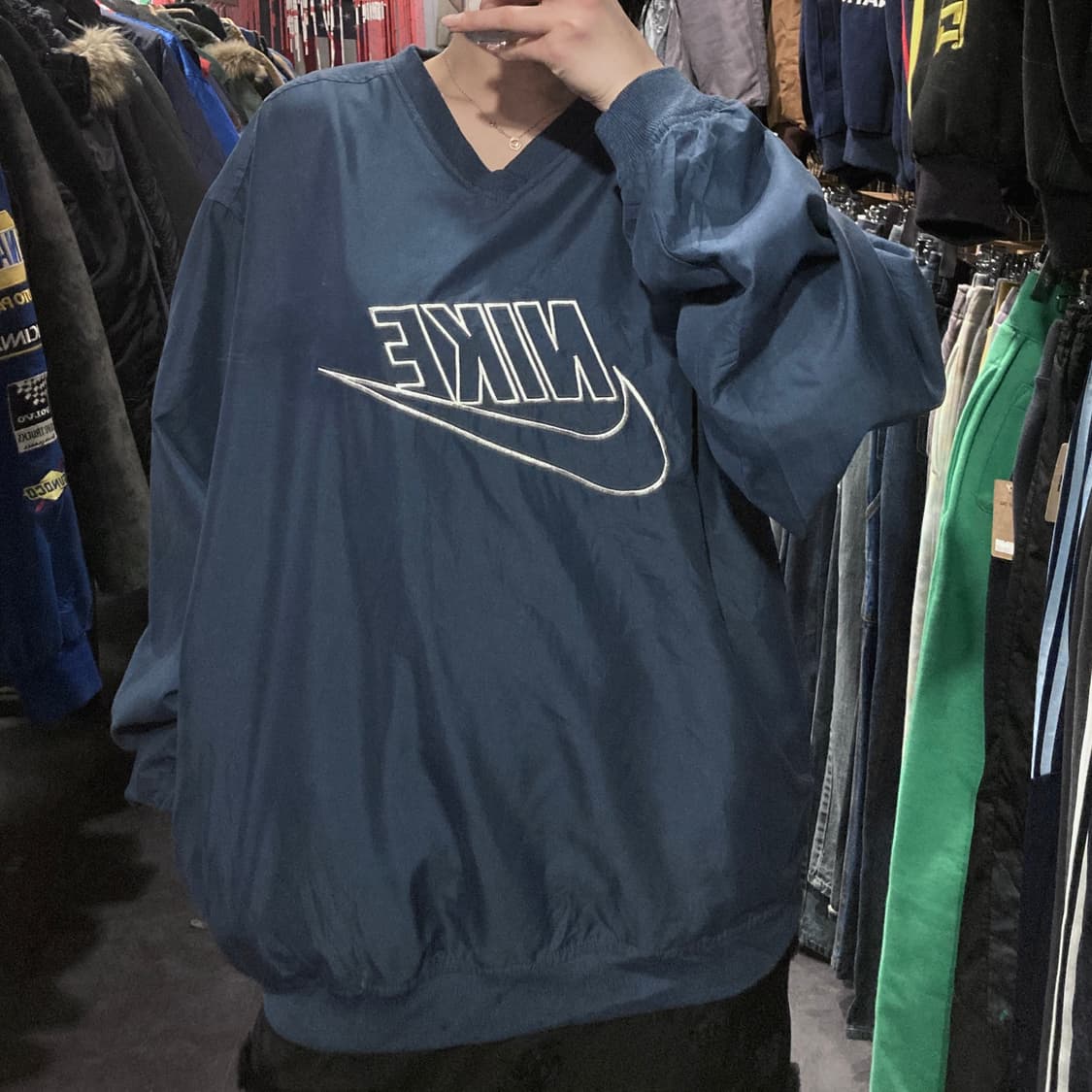  [IM] Nike 나이키 빅로고 웜업 블루 상품이미지5