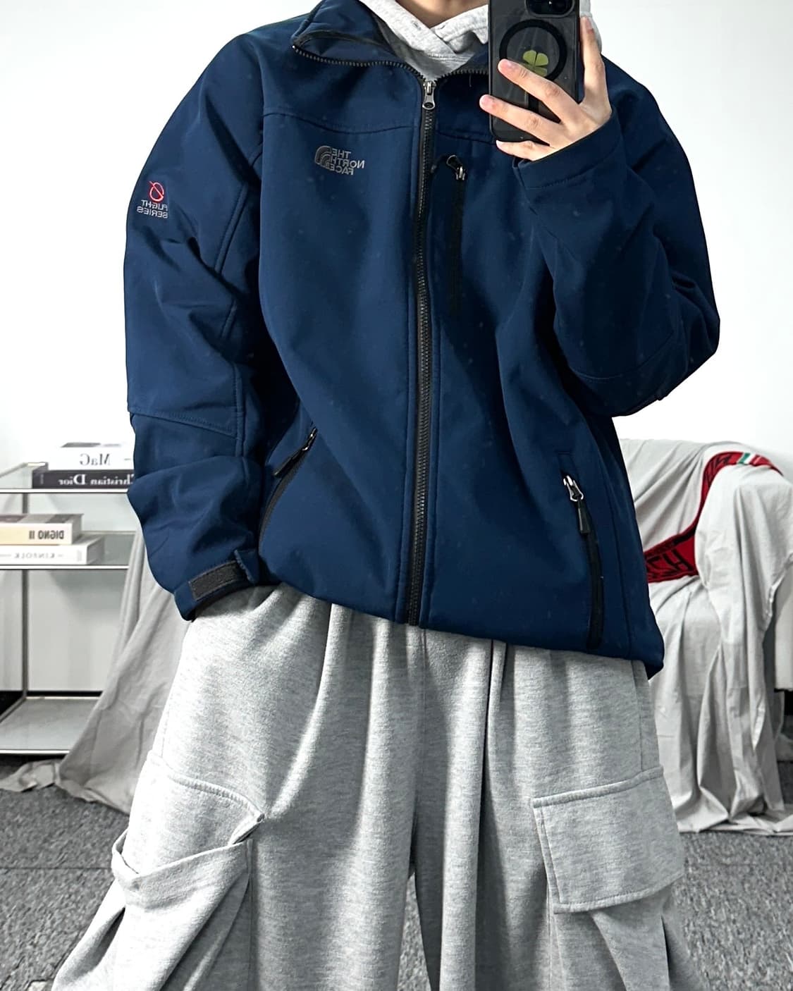 노스페이스 네이비 플라이트 시리즈 자켓 XL 상품이미지3