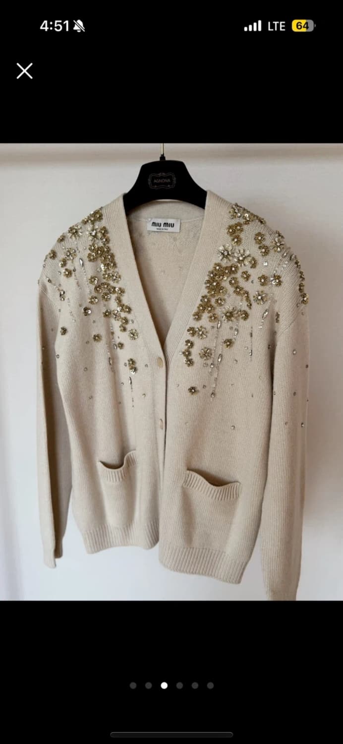 미우미우 쇼피스 가디건 상품이미지1