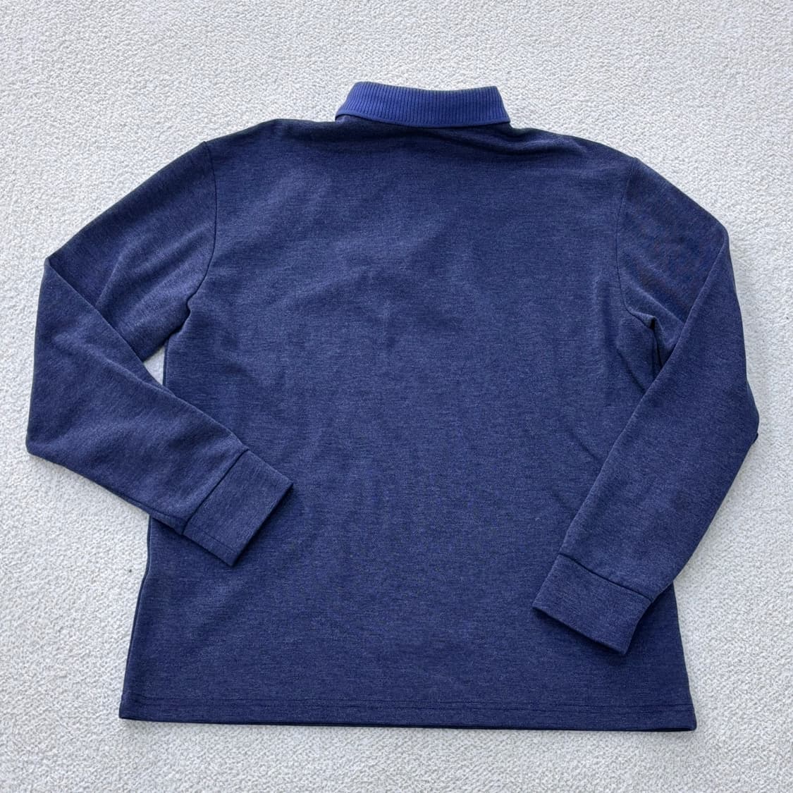 100 헨리코튼 긴팔 카라 티셔츠 0311E 상품이미지2