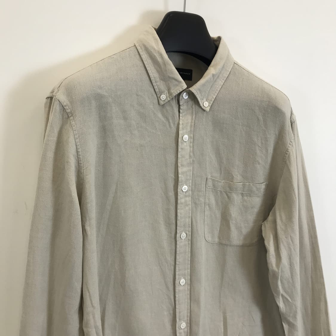 클럽모나코 린넨 코튼셔츠 아이보리 [L] 상품이미지2