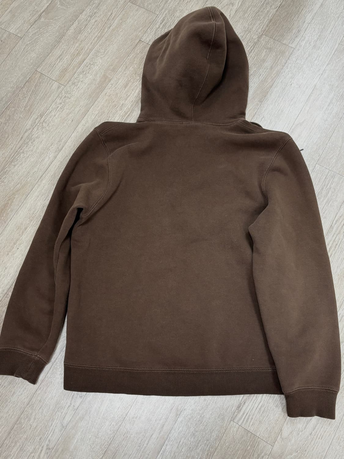 스투시 브라운 기모 후드티 상품이미지2