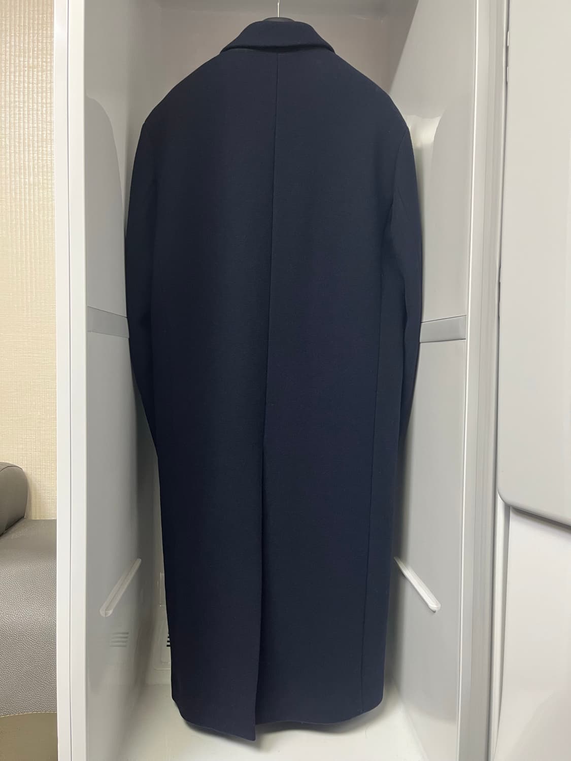 시스템옴므 다크네이버 더블 코트 100사이즈 상품이미지2