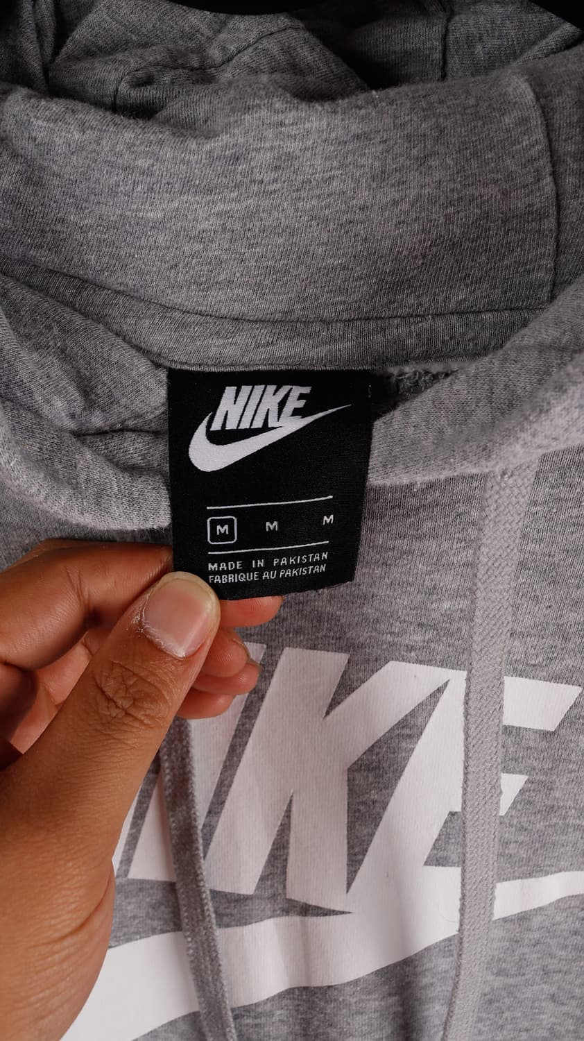 나이키 그레이 빅로고 후드티 상품이미지2