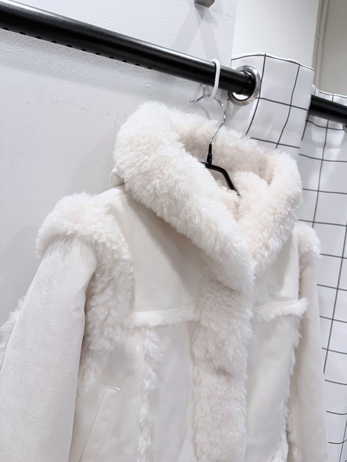 쓰리타임즈 베이비퍼 후디 무스탕 상품이미지7