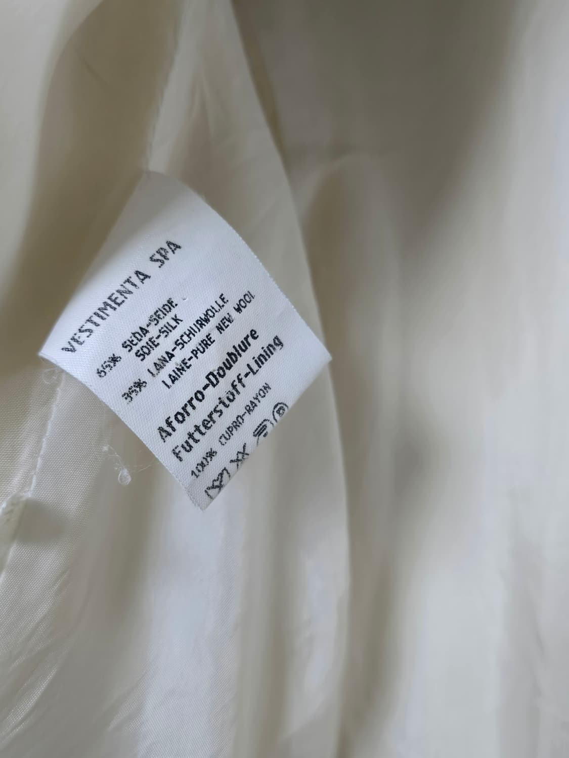 Vintage 조르지오 아르마니 실크 자켓 made in italy 상품이미지5