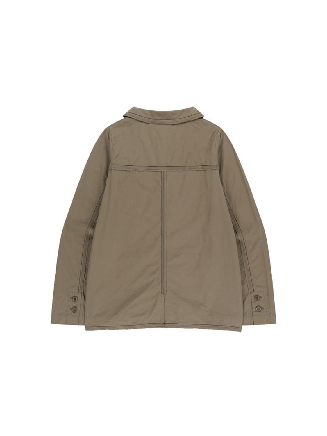 Coyseio raw edge cotton jacket ash brown 상품이미지2