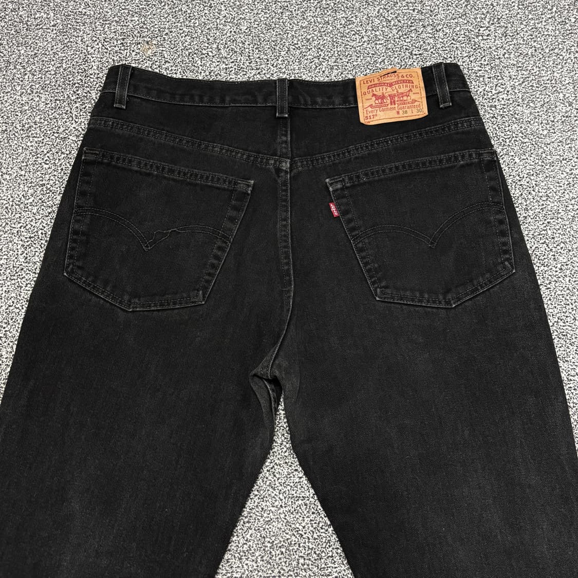 00s 빈티지 리바이스 517 블랙 허리45cm 상품이미지4