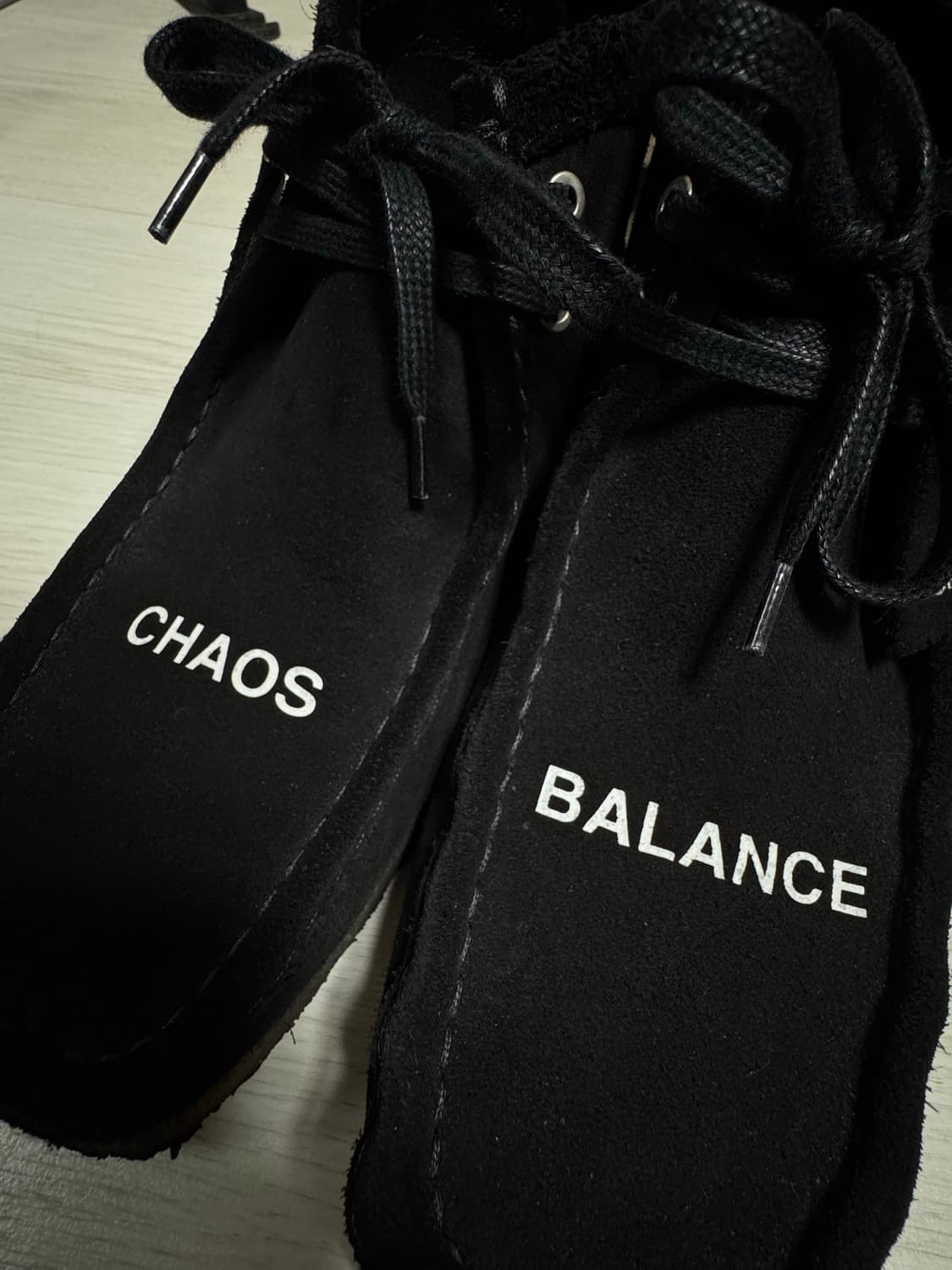 클락스 x 언더커버 왈라비 부츠 블랙 UK8.5 265 상품이미지3