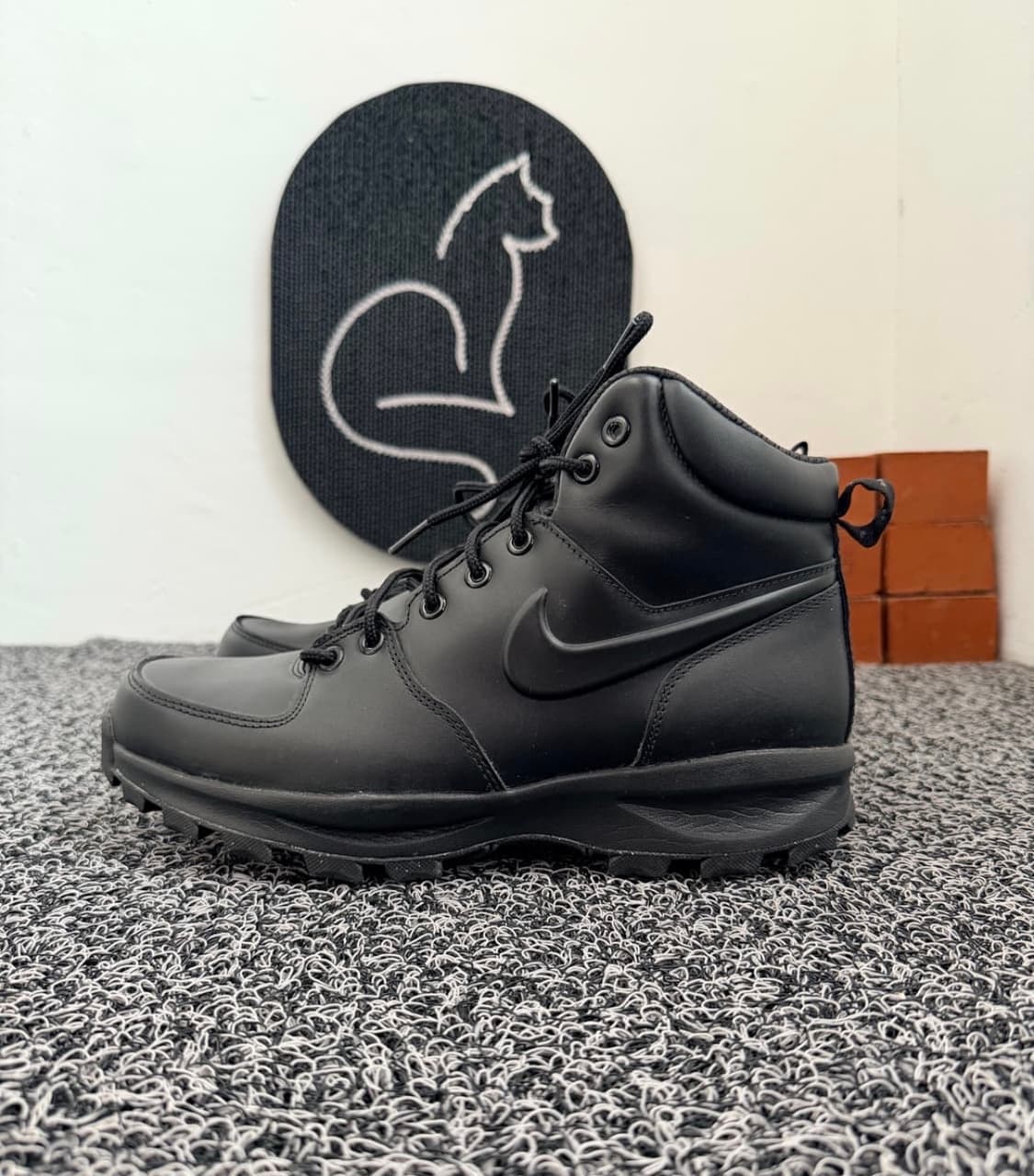 나이키 마노아 블랙 레더 부츠 상품이미지2