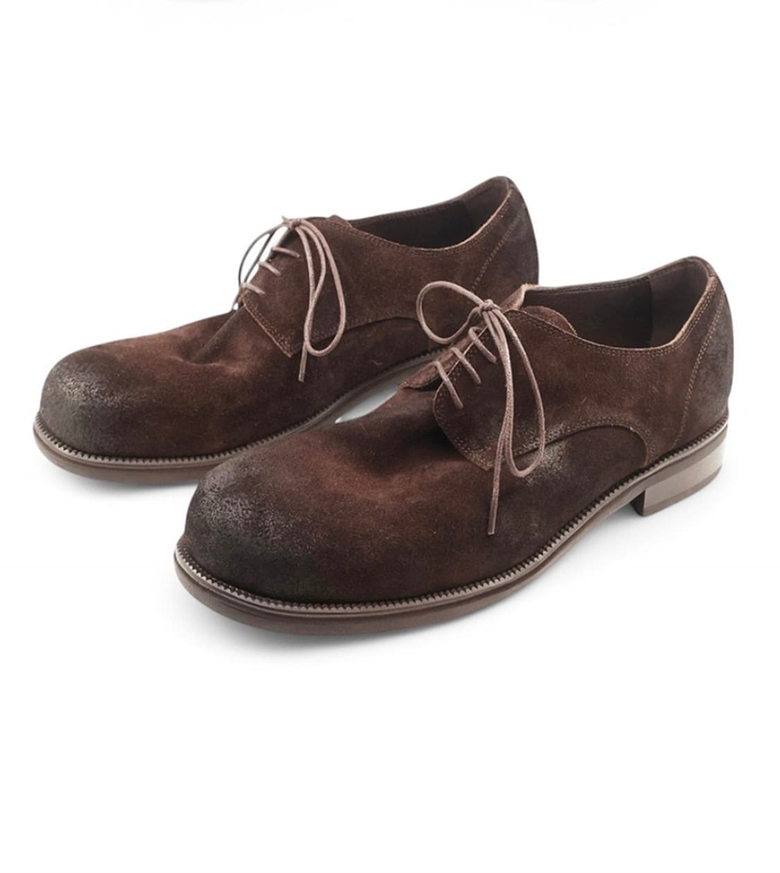 야세 우든 스웨이드 더비 슈즈 상품이미지1