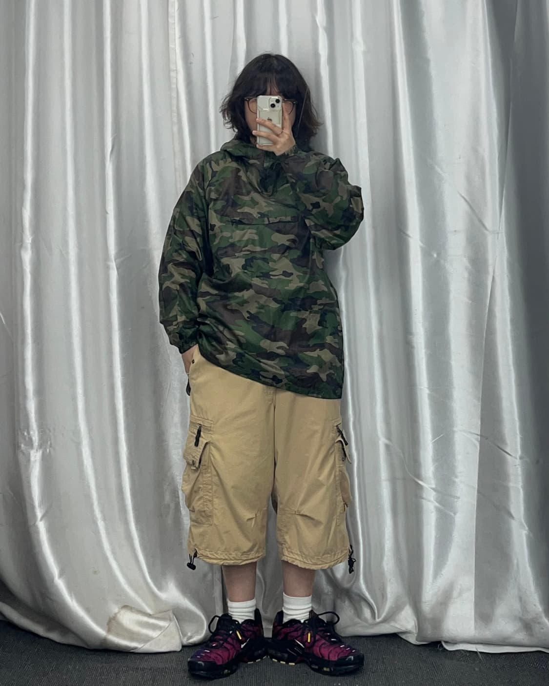 Vintage camo pattern  anorak 상품이미지3