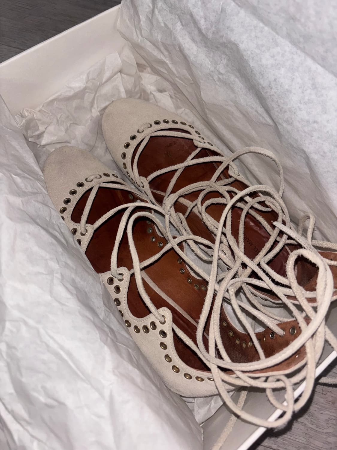 이자벨마랑 스웨이드 플랫슈즈 상품이미지1