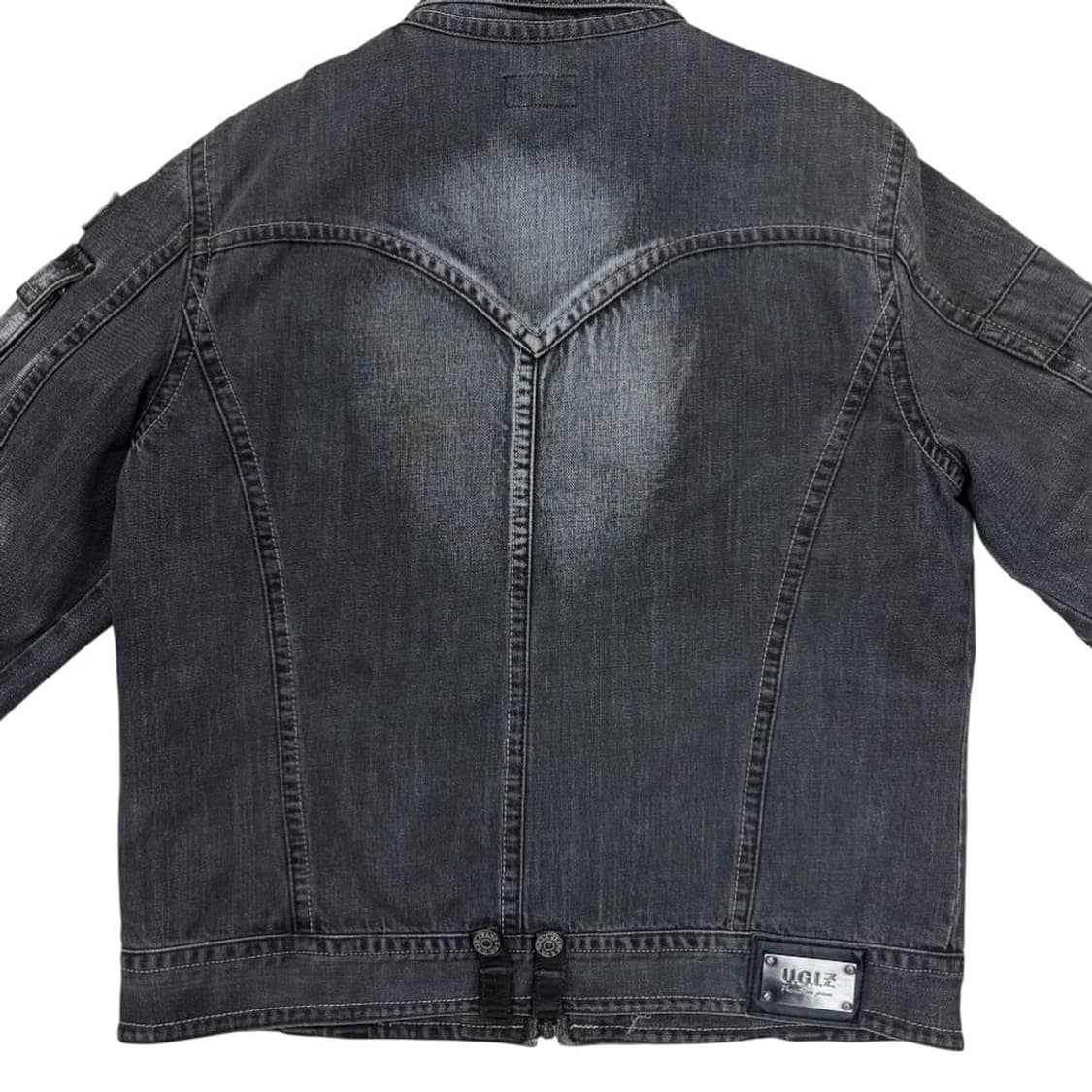 UGIZ 워싱누빔청자켓 상품이미지4