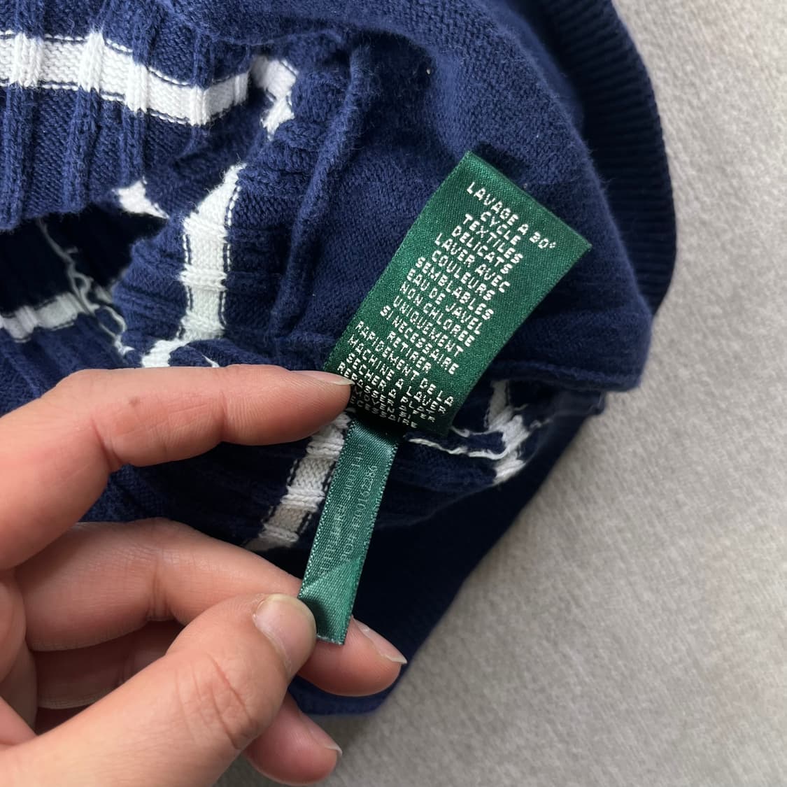 W 95 폴로랄프로렌 스트라이프 가디건 상품이미지6