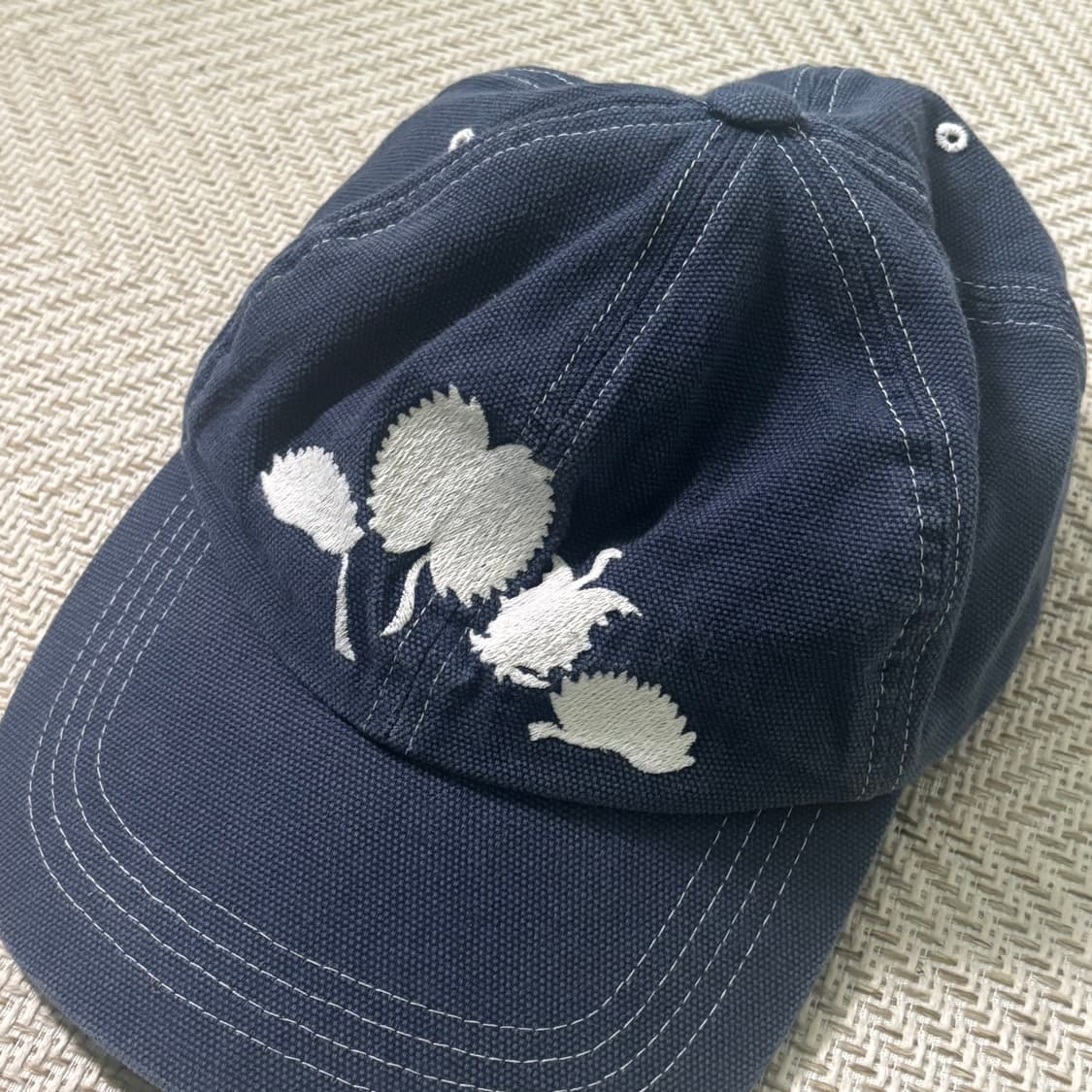 아노니모아노니마 플라워 볼캡 블루(인디고) 판매 상품이미지2