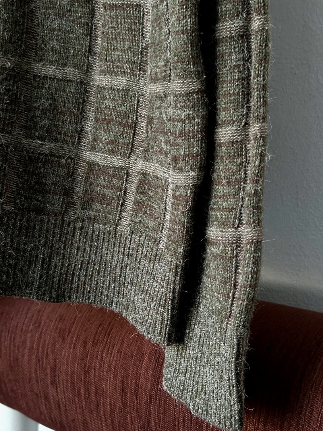 Brushed fabric pattern polo knit 상품이미지3