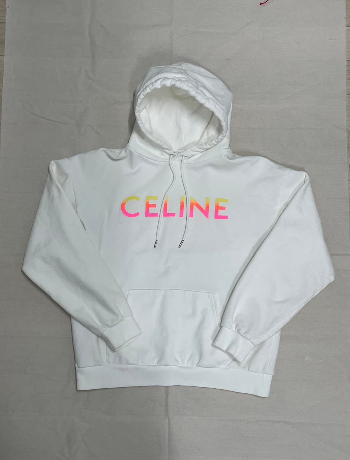 셀린느 그라데이션 레인보우 로고 후드 티셔츠 [m] 상품이미지1