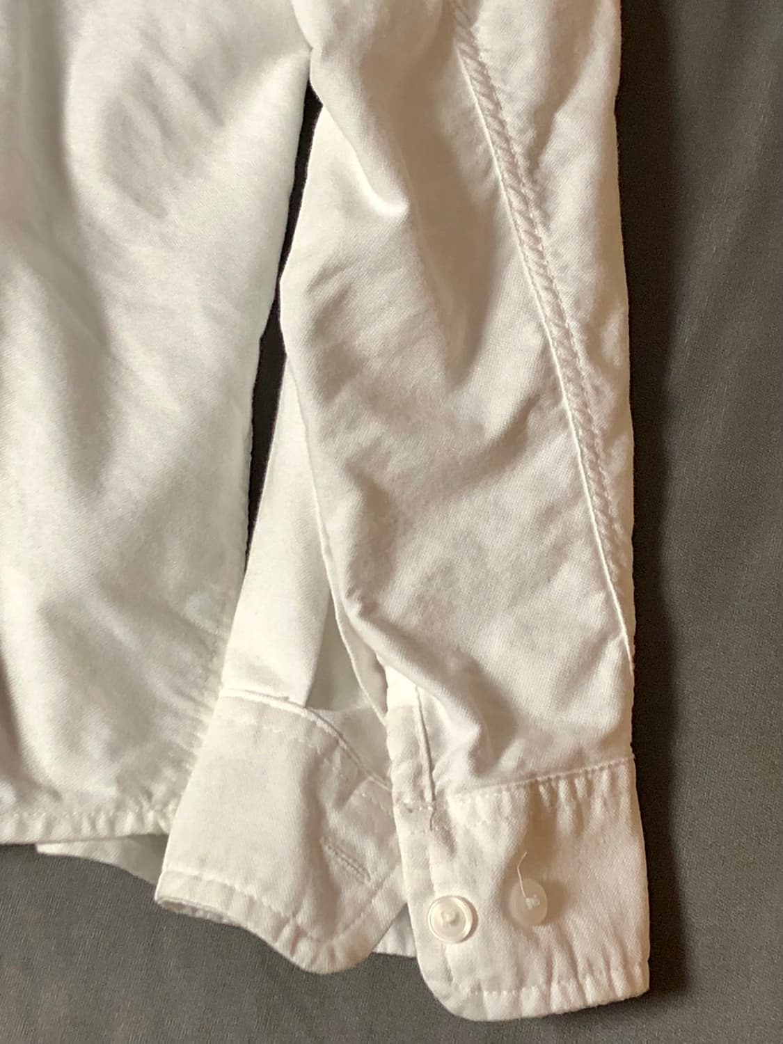 M) 무신사 오버핏 셔츠 (화이트) 상품이미지3