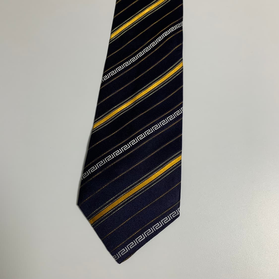 베르사체(VERSACE) 명품넥타이 스트라이프 신형라벨 A+ 최상급 상품이미지10