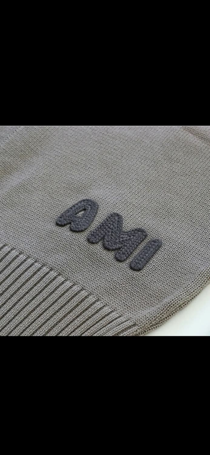 🔥[새상품/QR정품]🔥아미 크로셰 로고 울 가디건 2 color 상품이미지3