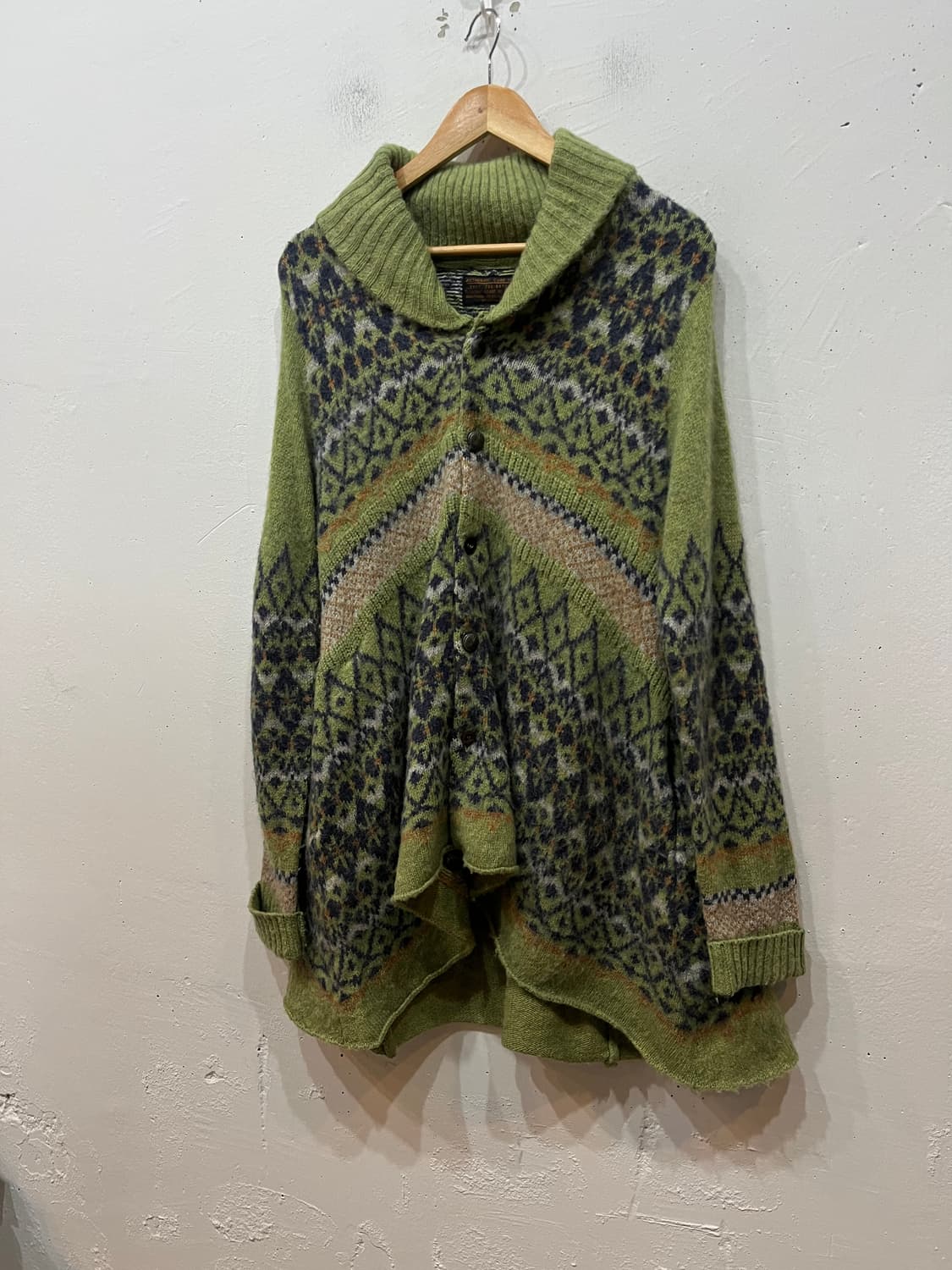 CUBE SUGAR JPN 울 모리 롱 가디건  상품이미지1