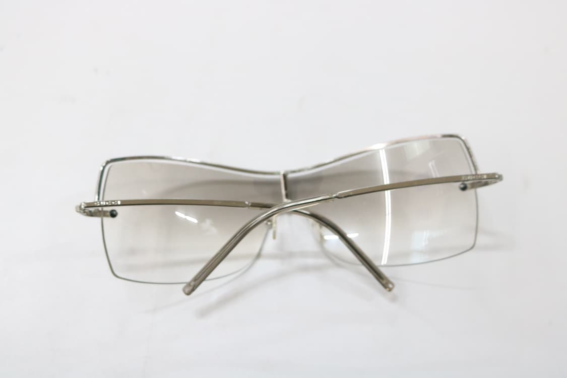 구찌 빈티지 실버 메탈 무테 고글 선글라스 상품이미지5