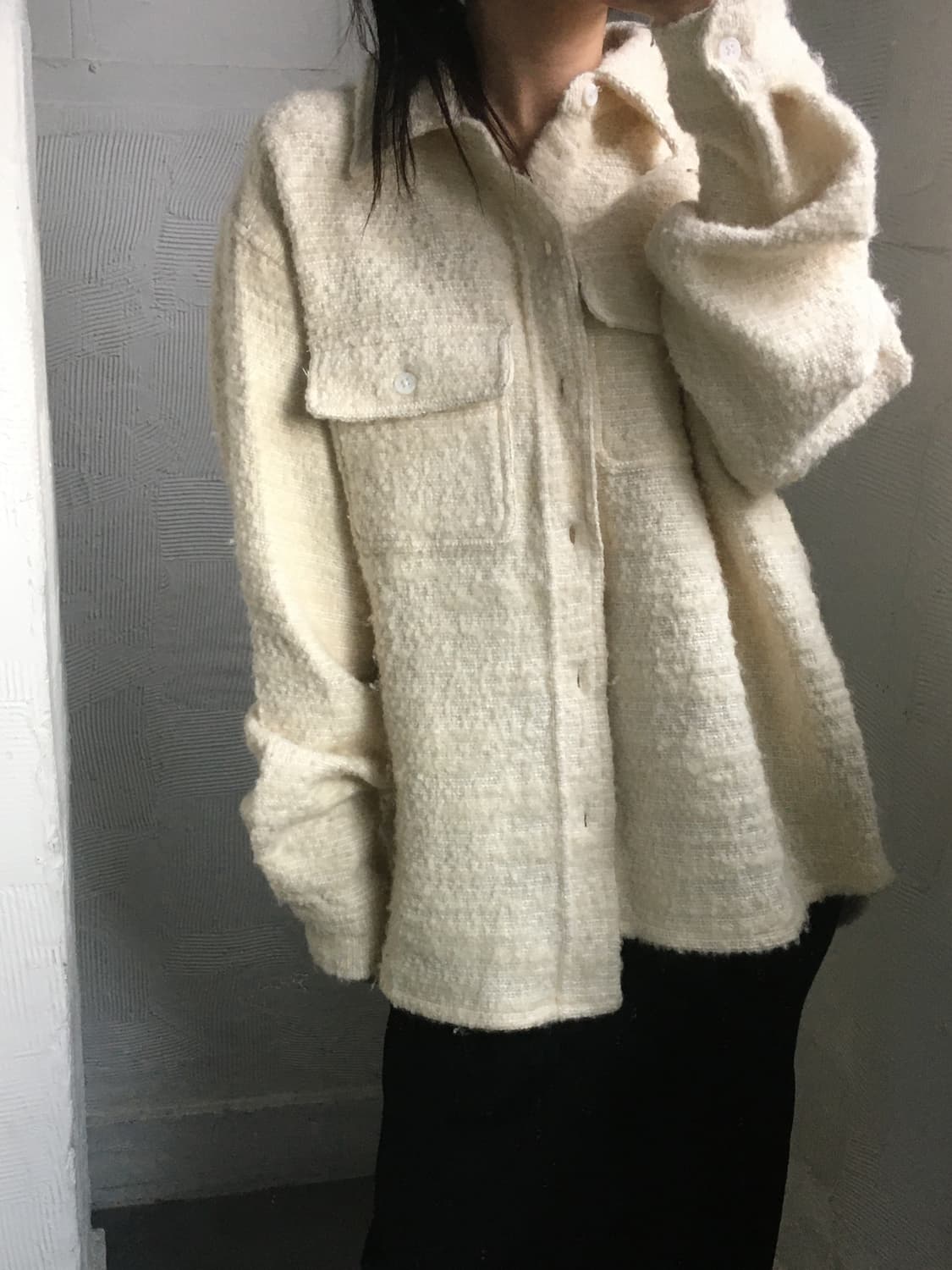 Stussy 스투시 부클 아이보리 CPO 셔츠 상품이미지2