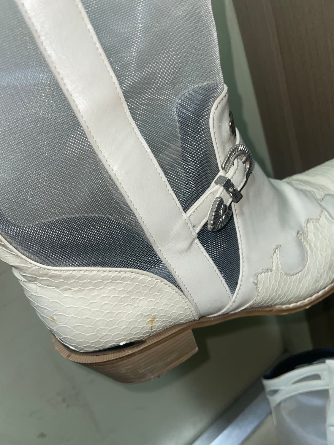 2000 아카이브스 웨스턴 부츠 (아이보리, 240) 상품이미지9