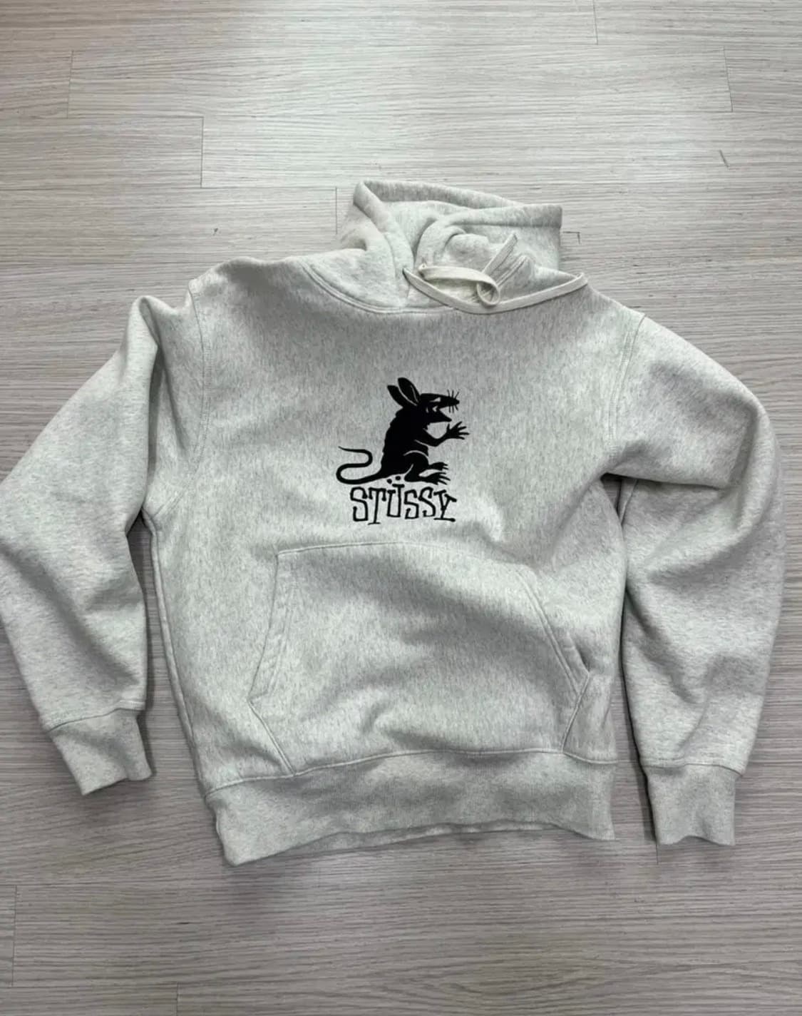 스투시 랫 후드 후드티 애쉬헤더 s 2/2일 까지 판매 상품이미지1