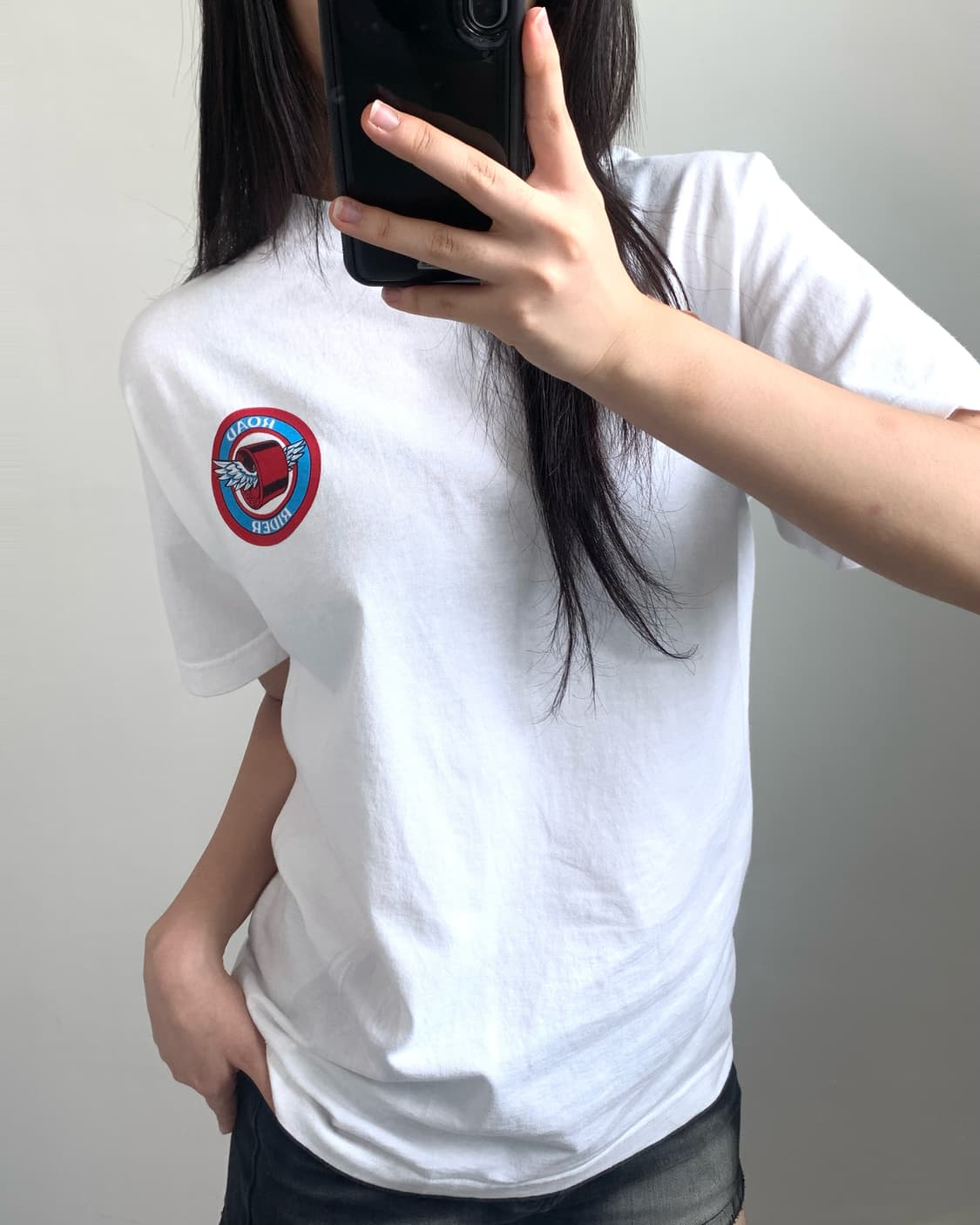 NHS 로드라이더 화이트 반팔 상품이미지1
