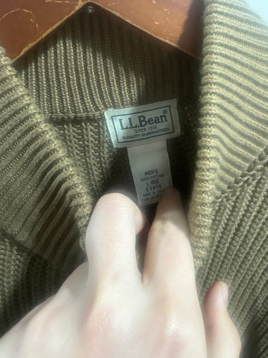 엘엘빈 니트집업 L 상품이미지2