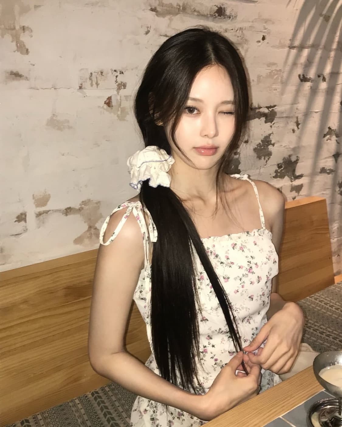 낫유어로즈 프릴 미니 드레스 아이보리 상품이미지1