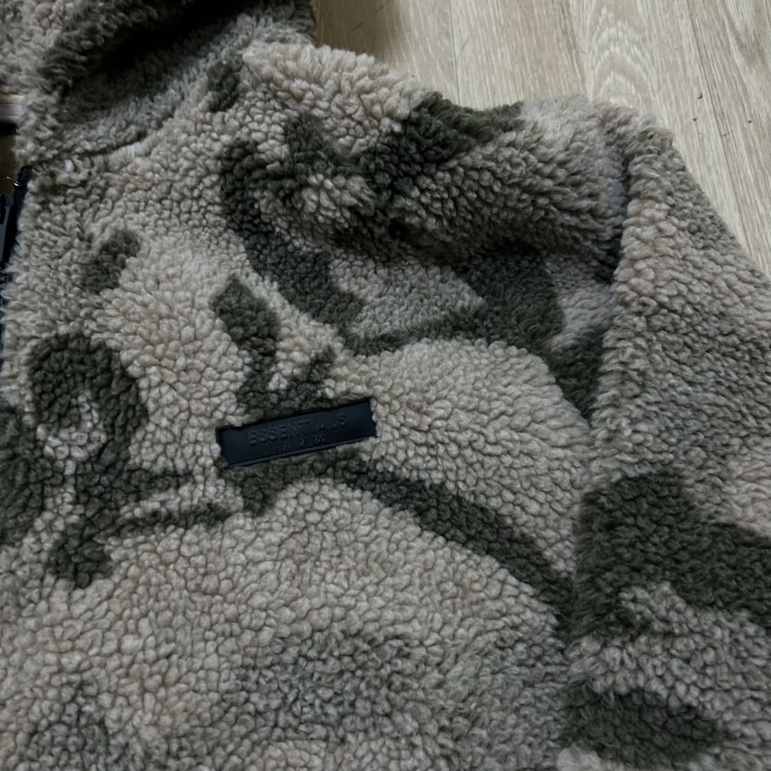 피어오브갓 에센셜 카모플라쥬 아노락 플리스 후리스 XL  상품이미지3