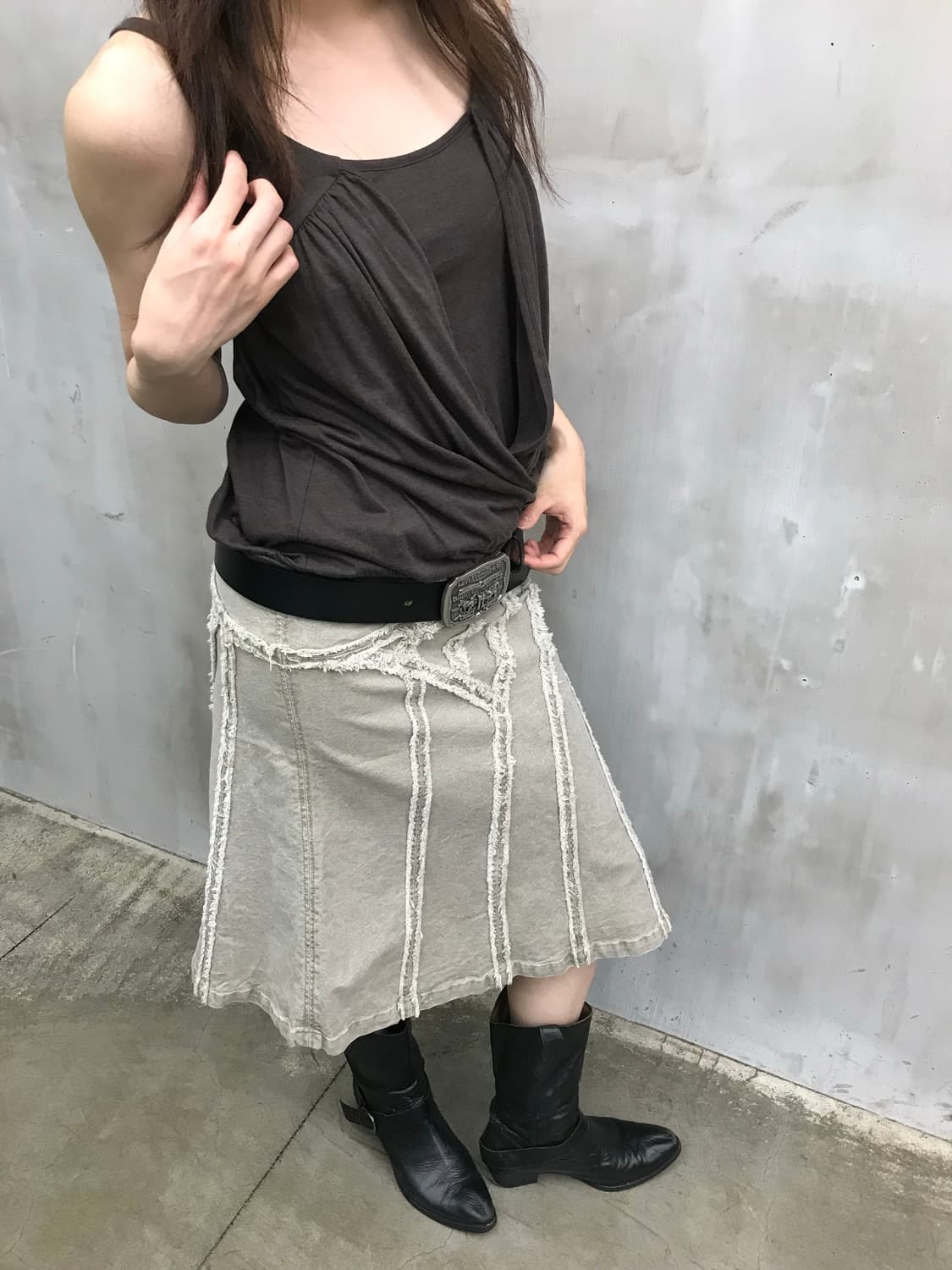 Cut-out Skirt 상품이미지2