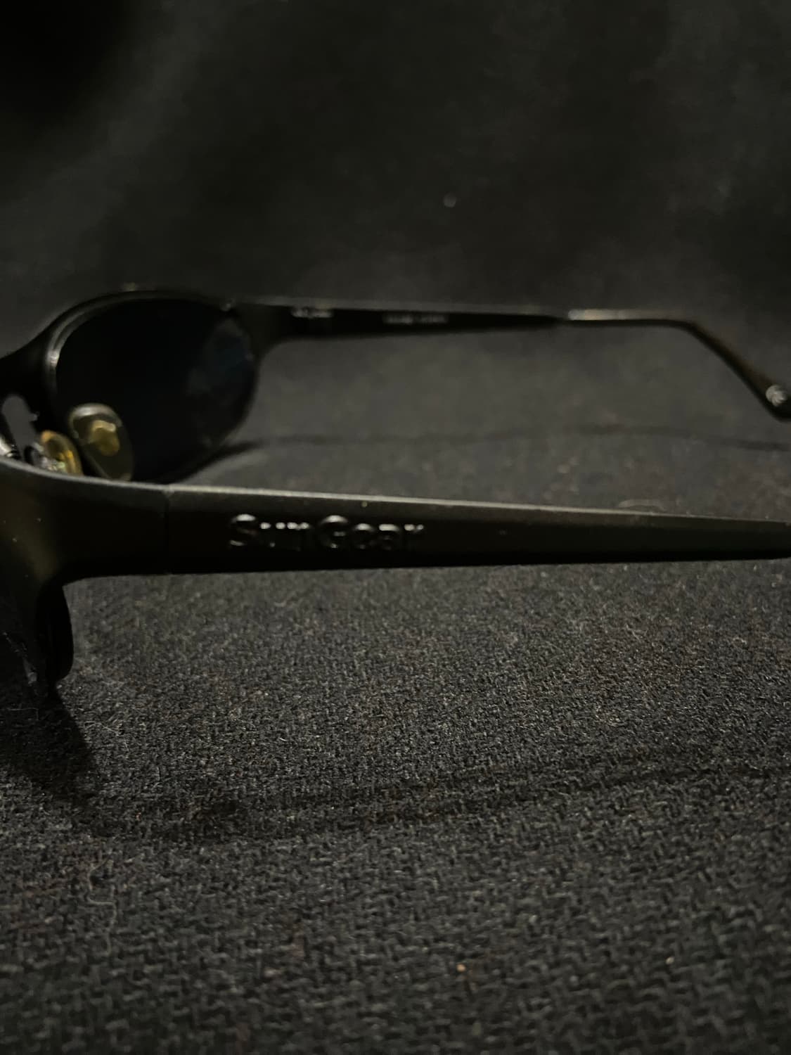 SunGear 빈티지 고글형 스틸 선글라스 (블랙) 상품이미지4