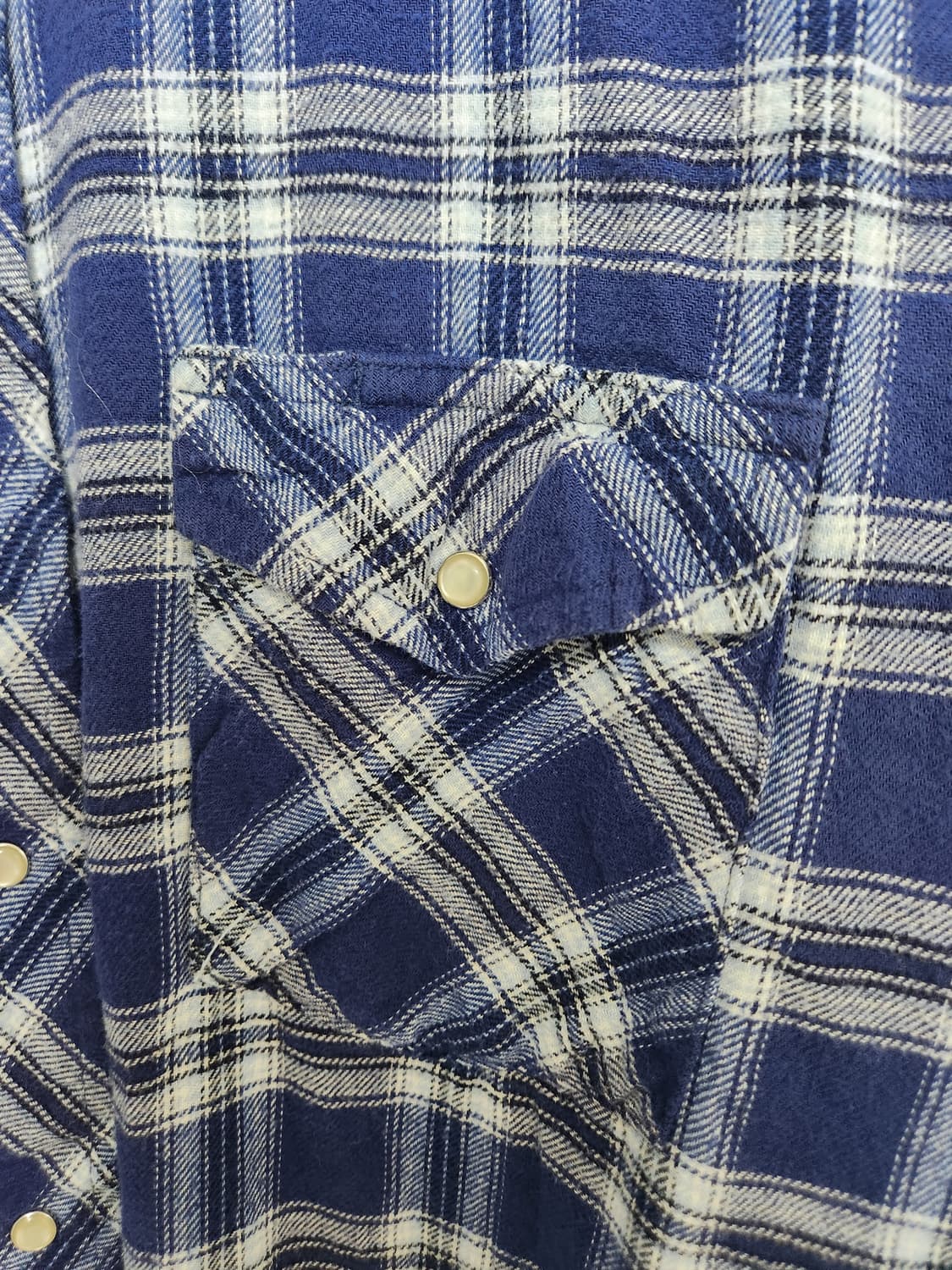 랭글러Wrangler 웨스턴 플란넬 셔츠 L - S144 상품이미지5