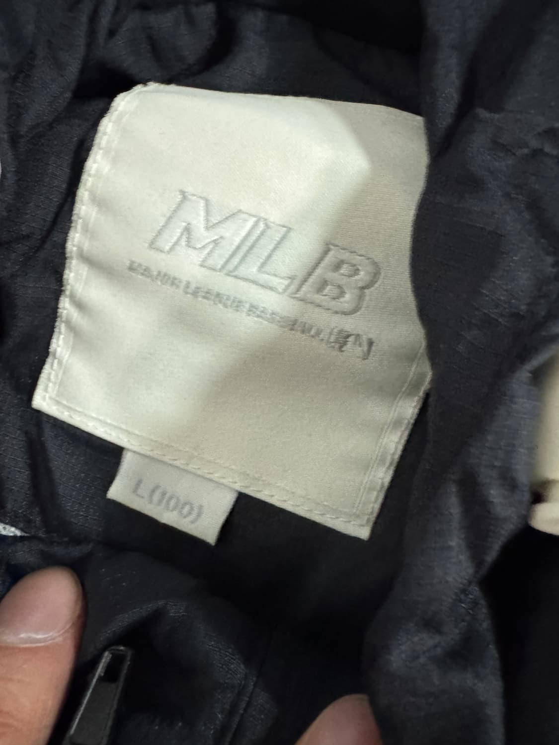 MLB 양키스 나일론 바람막이 후드 아노락 XL 상품이미지3