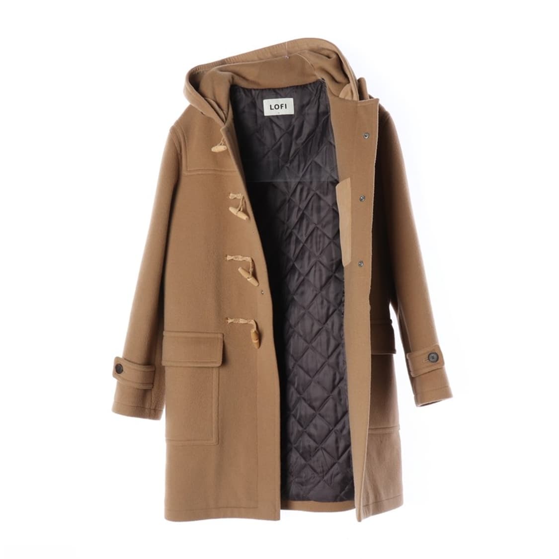 LOFI 더플 울 떡볶이 코트 XL 상품이미지2