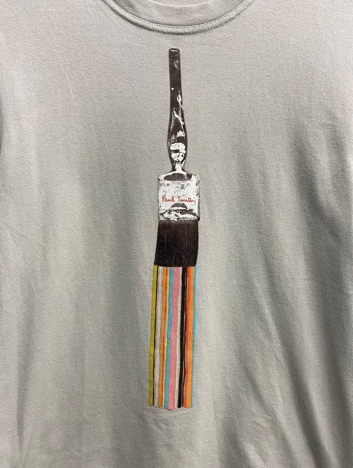 폴스미스 Paul Smith 붓 그래픽 반팔 티셔츠 S 상품이미지3