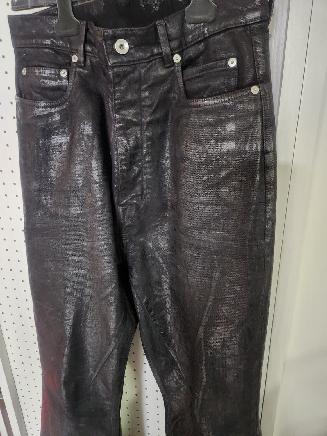 릭오웬스 FW25 런웨이 블랙 메가크러스트 볼란 30사이즈 상품이미지9