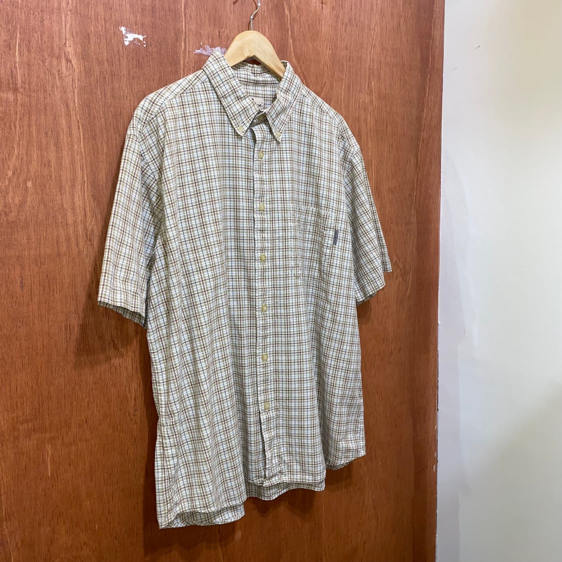 (XL) Woolrich 울리치 체크 반팔 셔츠 상품이미지3