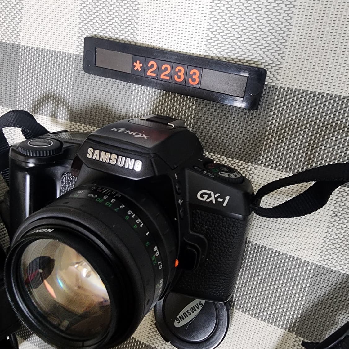 삼성캐녹스 GX-1 필름카메라 1.4 단렌즈 리모컨 케이스포함 상품이미지2