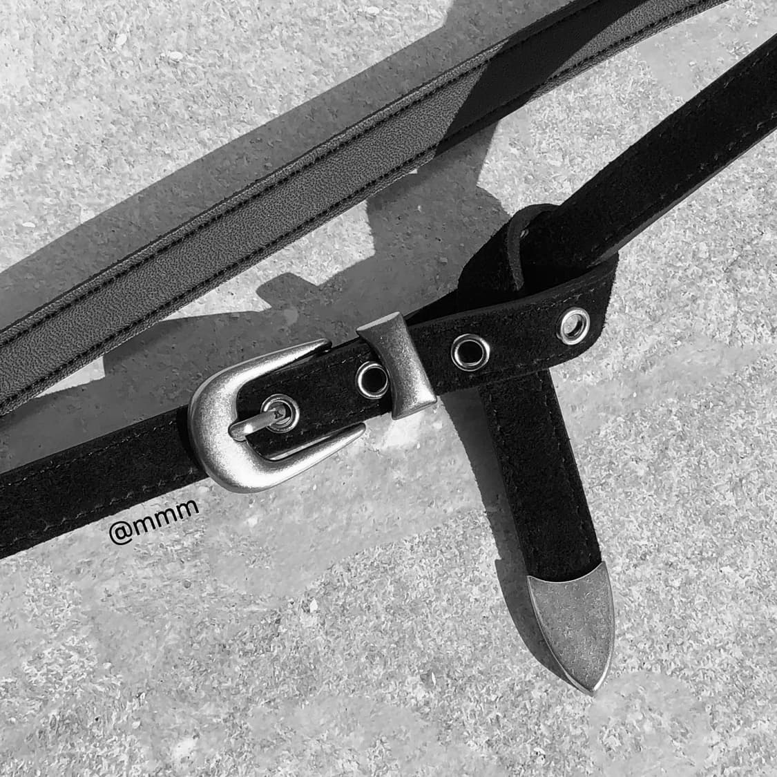 스웨이드 아일렛 웨스턴 벨트 상품이미지2