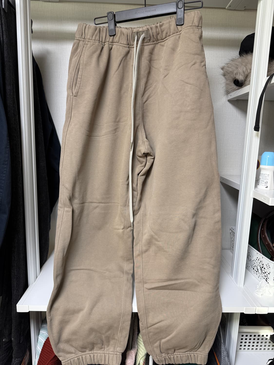 [2] AW23 모이프 스웻 셋업 올리브 그레이 상품이미지5