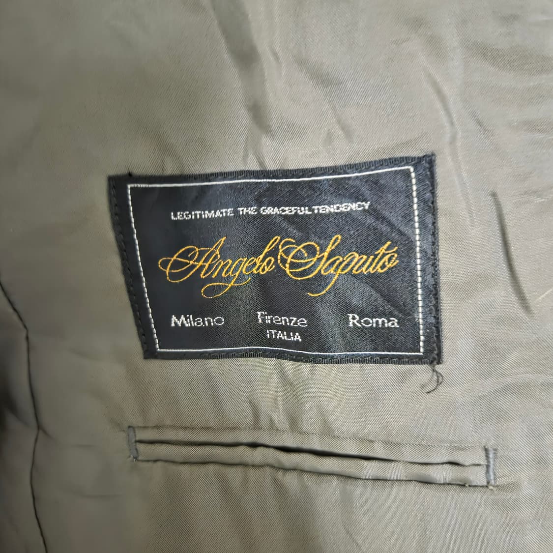 Angelo Saputo 울 블레이저 자켓 L(100) 상품이미지5