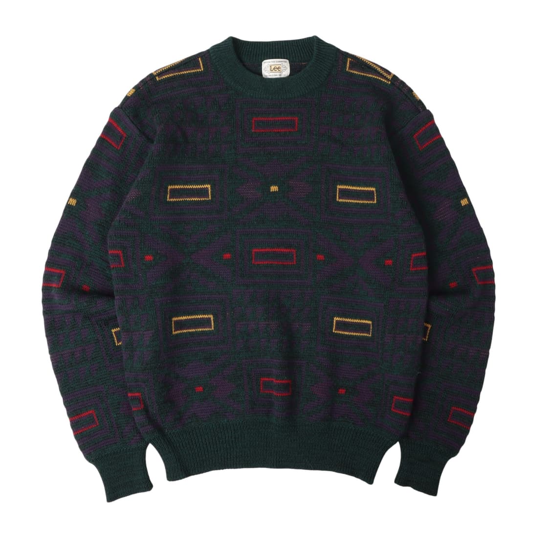 90s Lee 리 그린 울 스웨터 니트 상품이미지1
