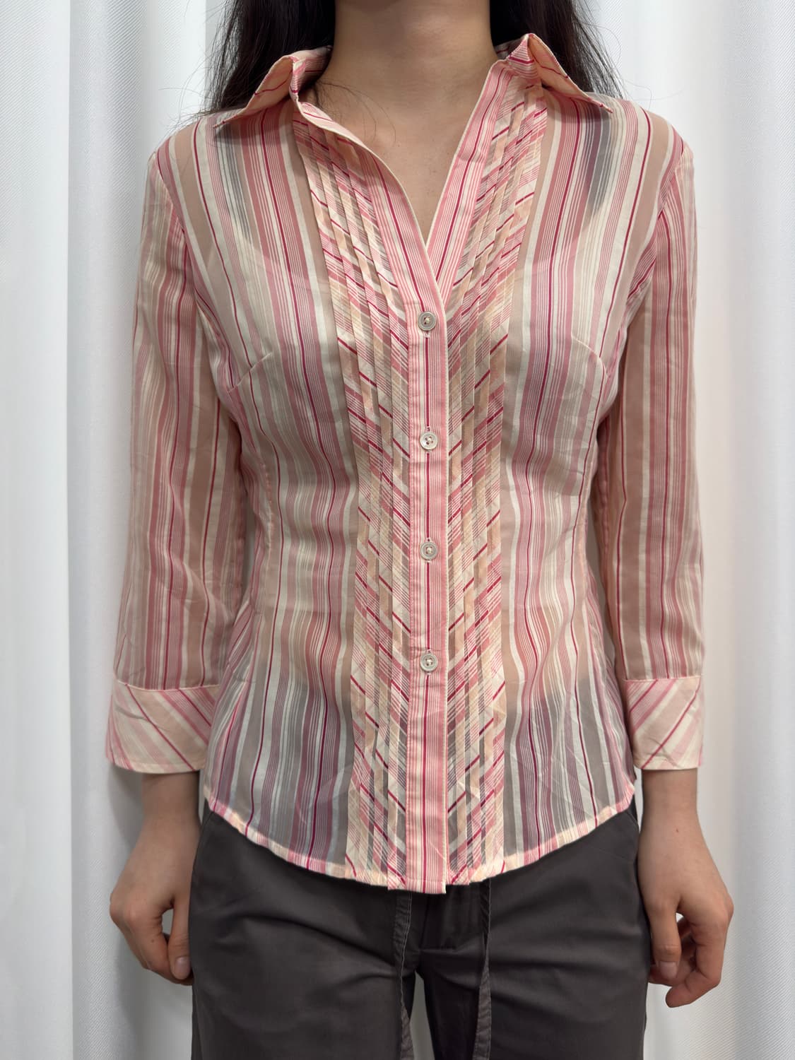 banana republic line slim shirt 상품이미지1